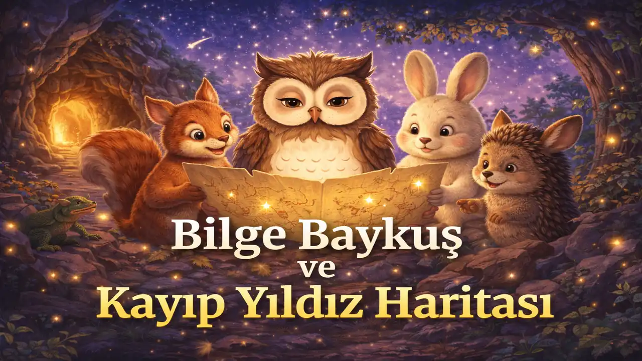 Bilge Baykuş ve Kayıp Yıldız Haritası Çocuk Masalları