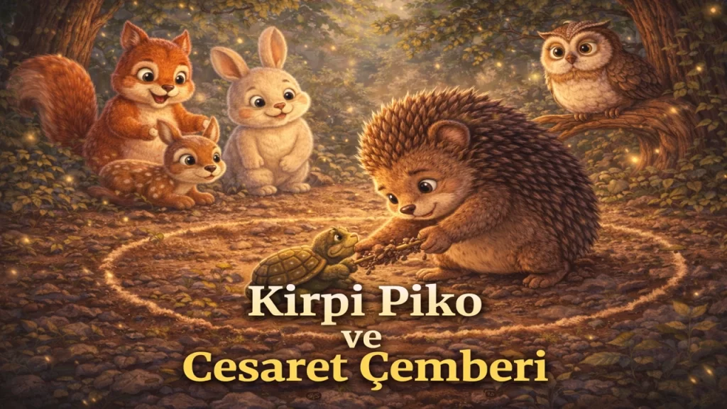 Kirpi Piko ve Cesaret Çemberi Çocuk Masalları