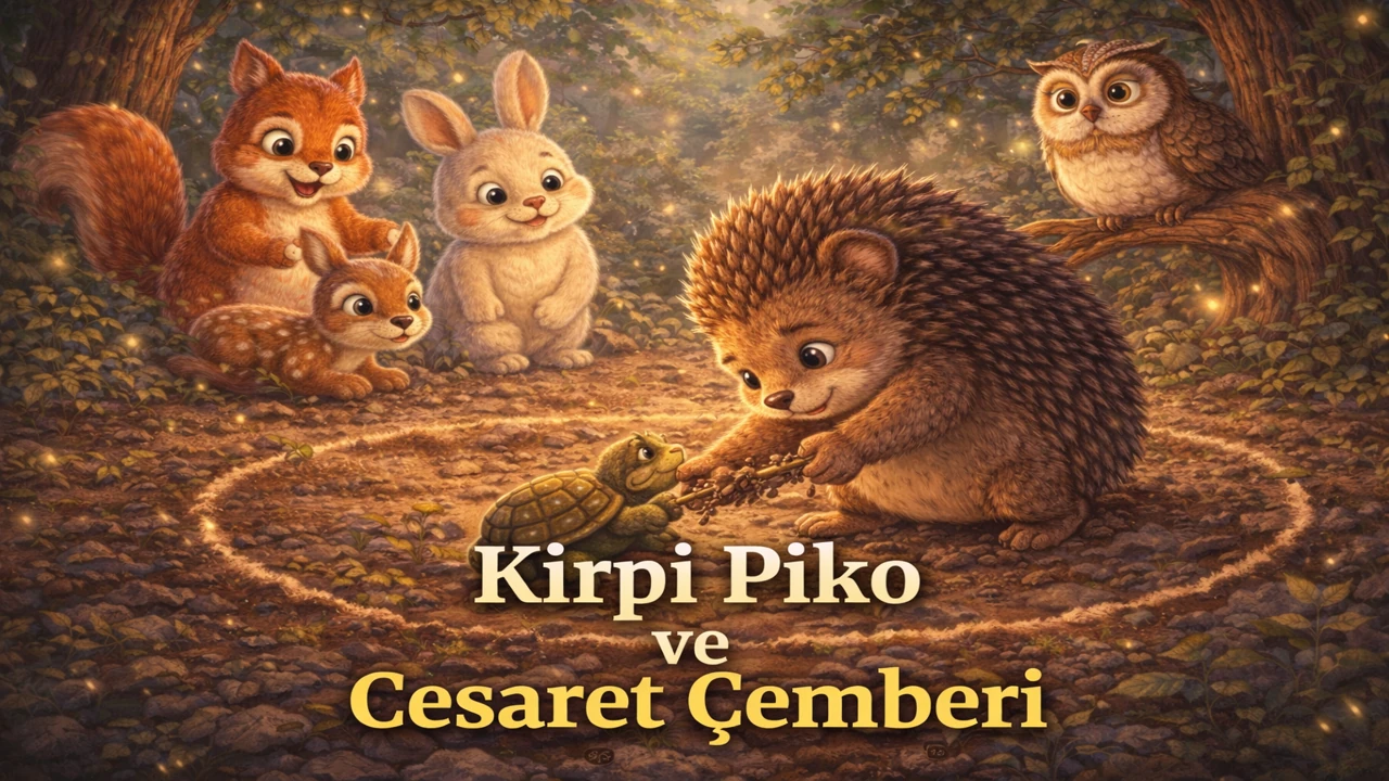 Kirpi Piko ve Cesaret Çemberi Çocuk Masalları
