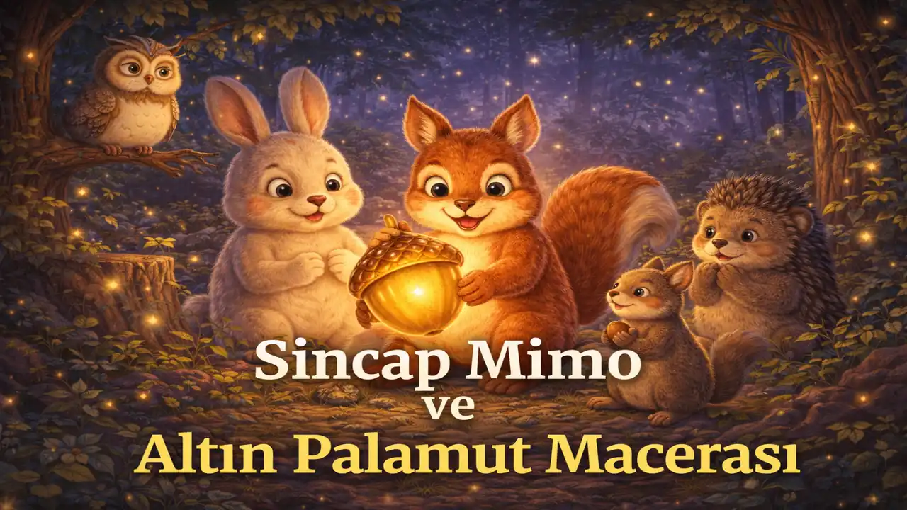 Sincap Mimo ve Altın Palamut Macerası Çocuk Masalları